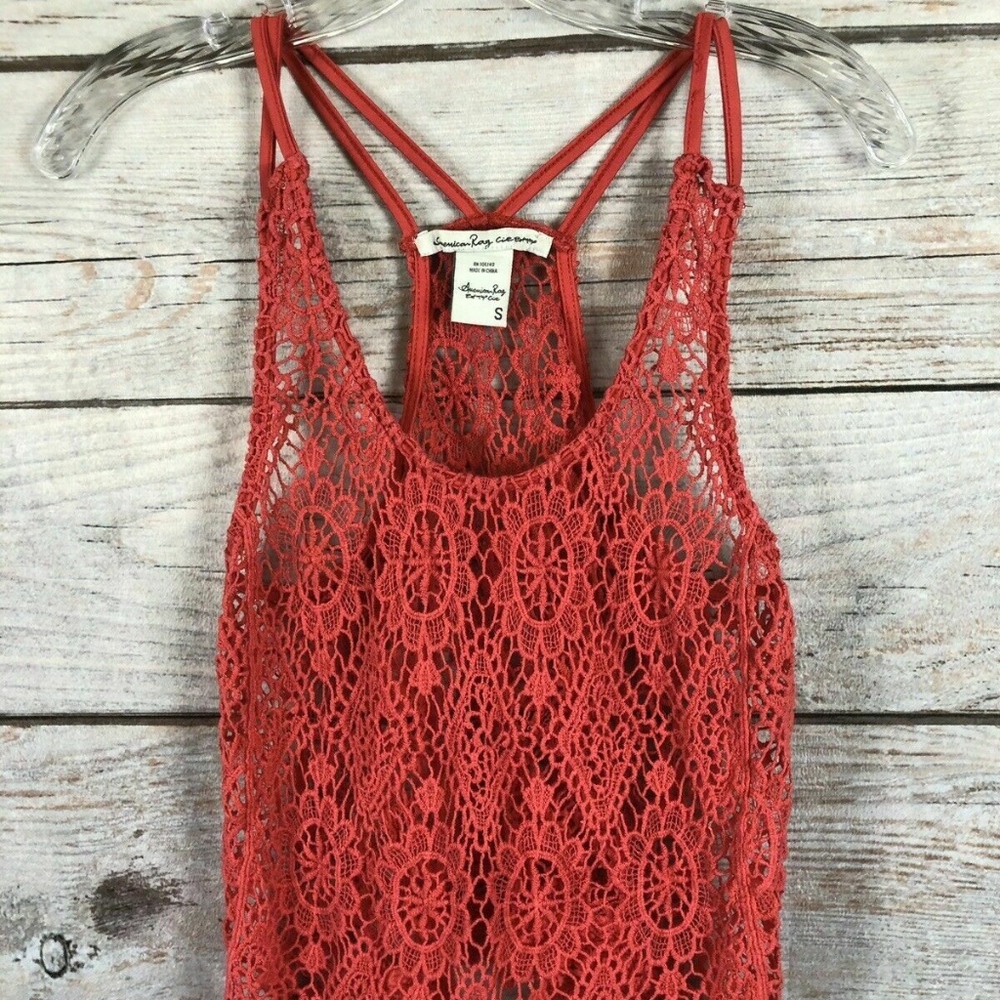American Rag Crotchet Spaghetti Strap Tank